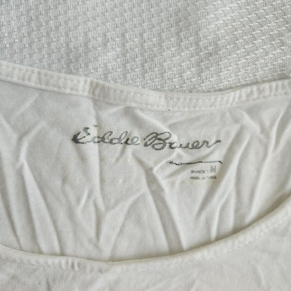 Eddie Bauer Medium white shirt womens - Picture 3 of 6